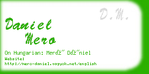 daniel mero business card